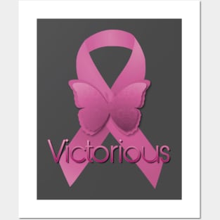 Breast Cancer Pink Ribbon Posters and Art
